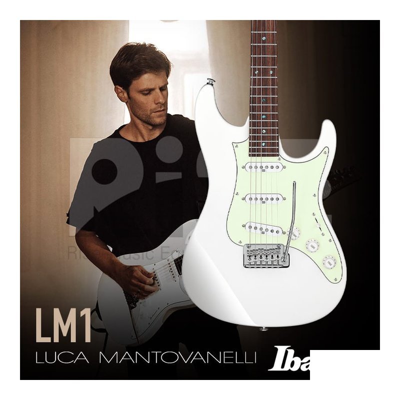簽名款 Ibanez LM1Luca Mantovanelli æ¥å» 單單單 電吉他 AZ ARTISTS 公司貨 — 三峽吉他 / Bass