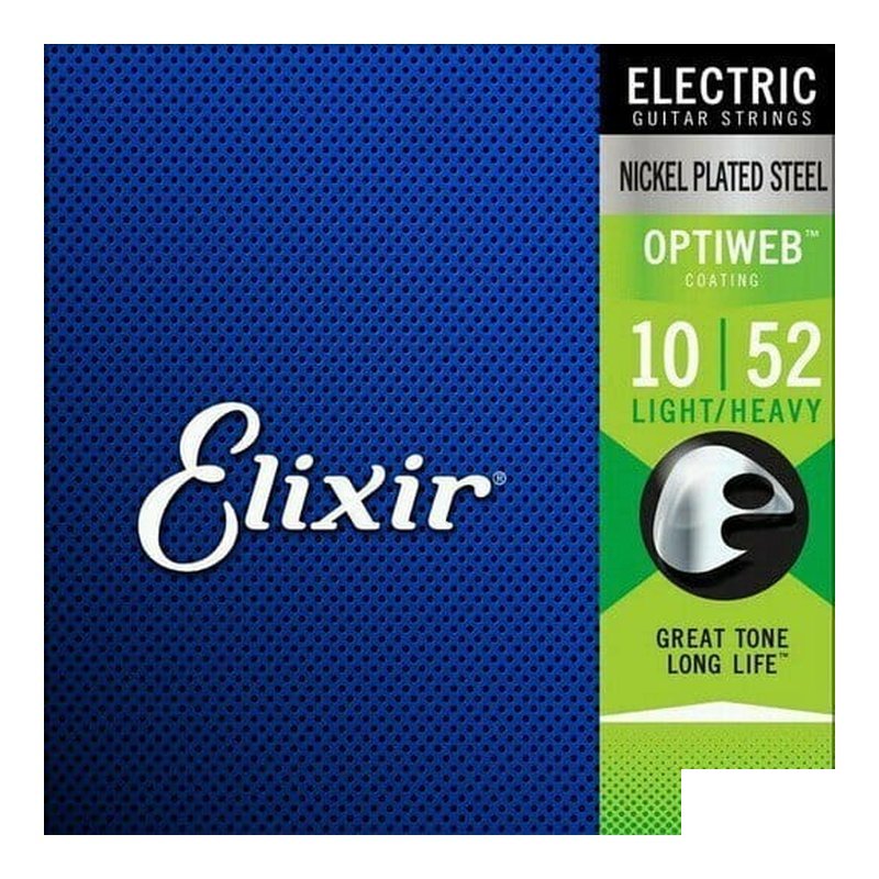 Elixir ELIXIR 10-52 OPTIWEB 電吉他弦 奈米？ 覆層 è¶ 薄型 19077 — 三峽木吉他 / 民謠吉他