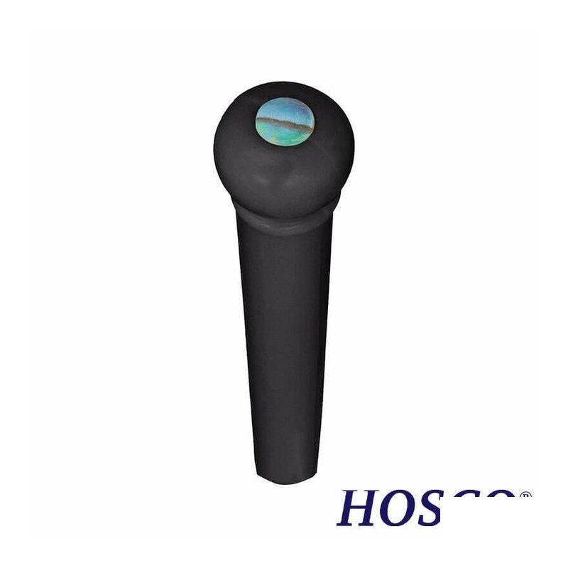 HOSCO F-3608 木吉他 å¡è 弦釘 黑色鑲貝 — 三峽吉他 / Bass