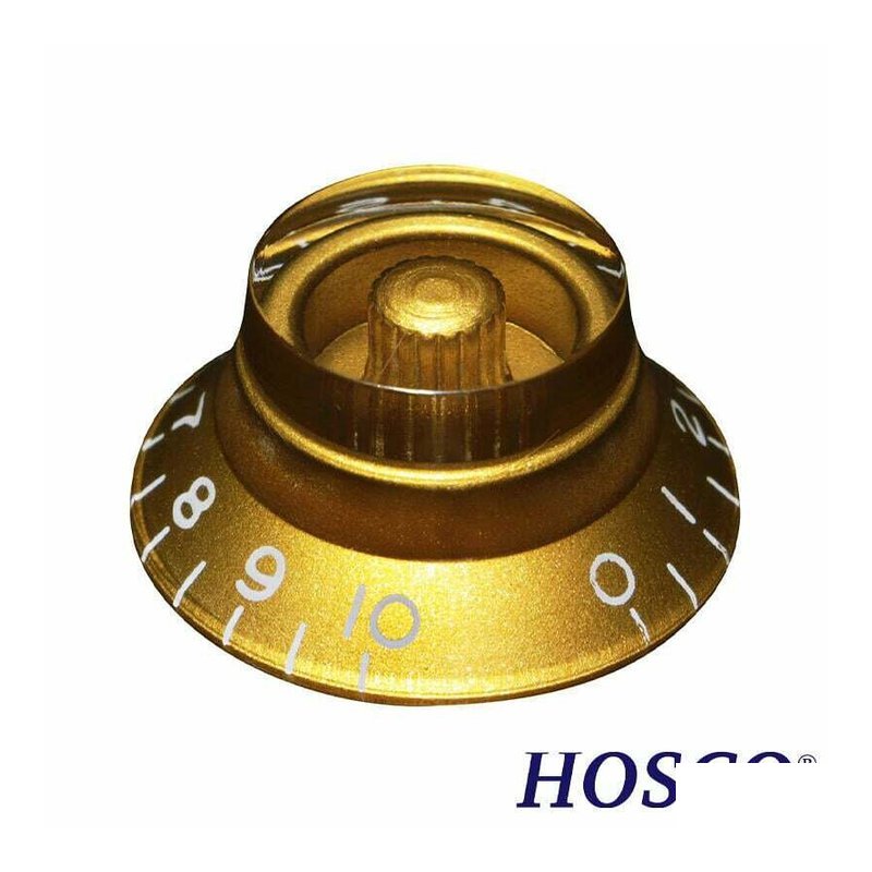 HOSCO KG-160I 金色 Hat Knob 旋鈕 英制 內齒24 — 三峽配件 / 週邊