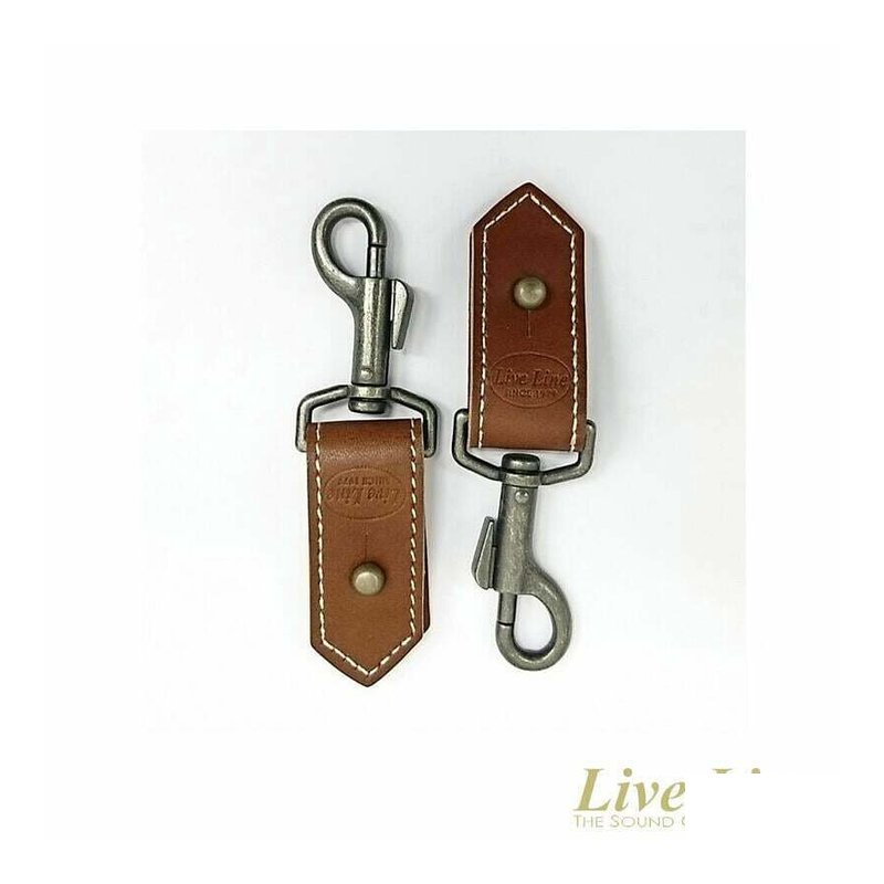 Live Line SNAP-END LSE20BRN 吉他 背帶 轉接連接器 咖啡色 — 三峽吉他 / Bass