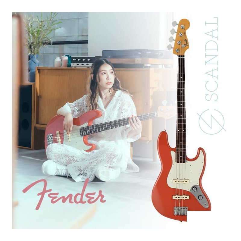 簽名款 Fender Japan SCANDAL Tomomi Jazz Bass 電貝斯 — 三峽吉他 / Bass
