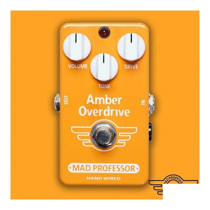 手焊版 MAD PROFESSOR Amber Overdrive Hand 煴音 單顆 效果器 — 三峽效果器