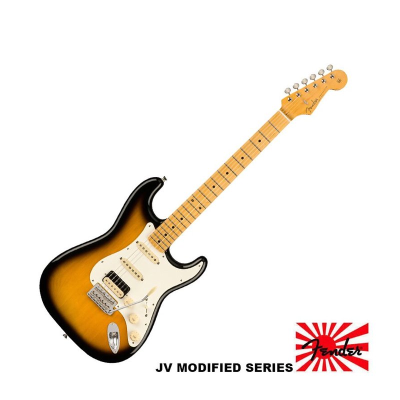 Fender Japan JV MODIFIED '50s Strat MN 2TS HSS 電吉他 V型琴酸 — 三峽吉他 / Bass