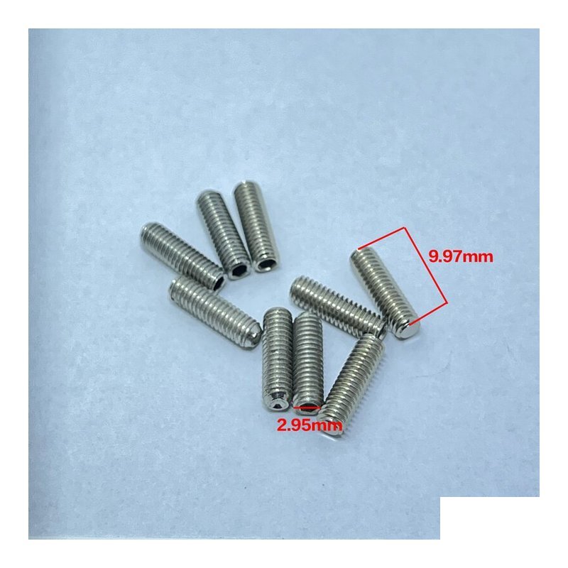 韓製 Saddle 高度螺絲 (長9.97mm/直徑2.95mm)單支 — 三峽配件 / 週邊