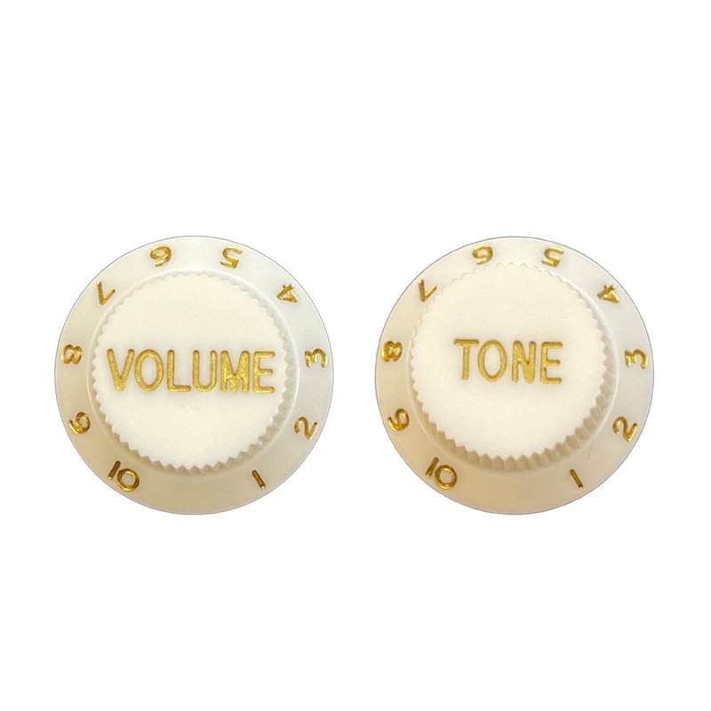Guitar Tech WHITE 白色 Volume(音量)/Tone 旋鈕/Knob — 三峽配件 / 週邊