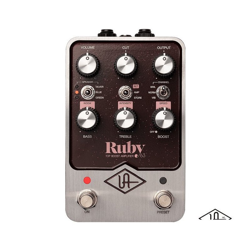 Universal Audio UAFX Ruby '63 Top Boost 單顆效果器 — 三峽效果器