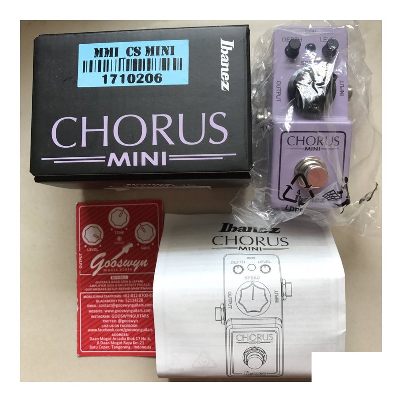 Ibanez Chorus mini CSMINI 類比合聲 日本製 單顆效果器 — 三峽效果器
