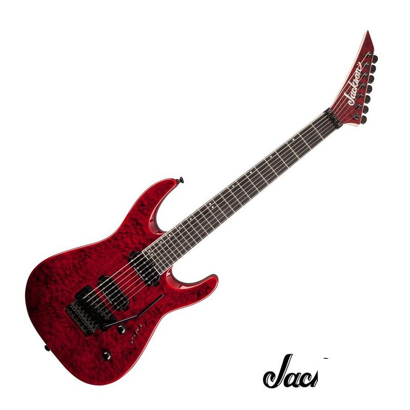 Jackson DK7Q Transparent Red 7弦 大搖座 電吉他 — 三峽吉他 / Bass