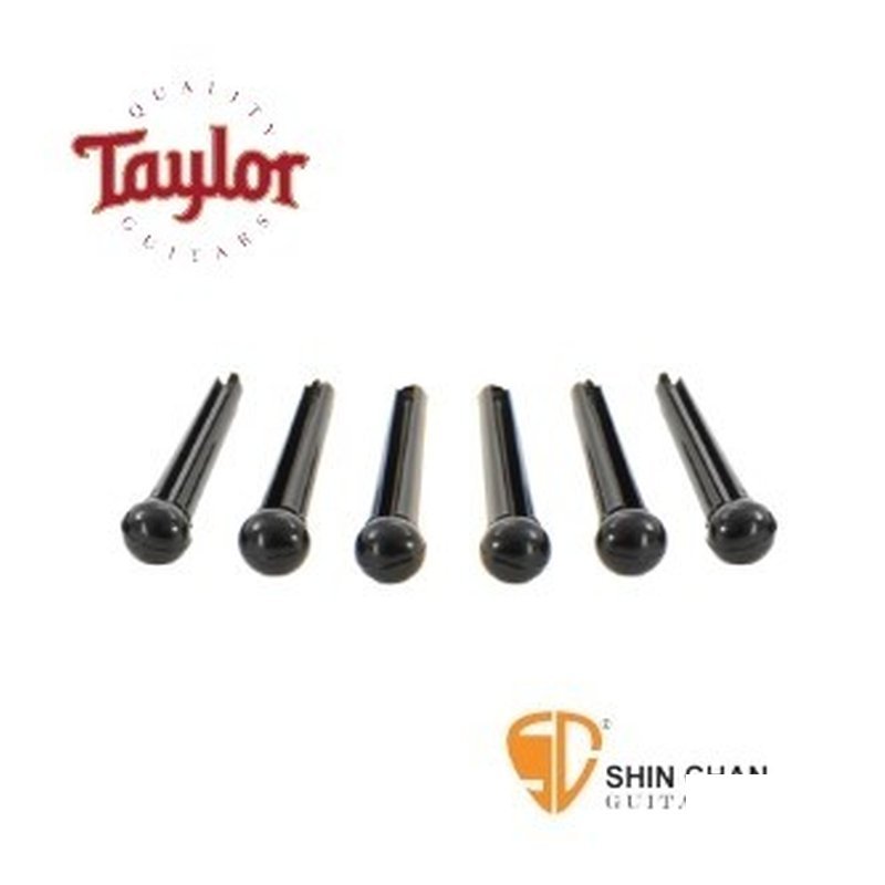 Taylor 7252 Black Plastic 黑色塑料弦釘組 吉他弦慓 插銷 — 三峽配件 / 週邊