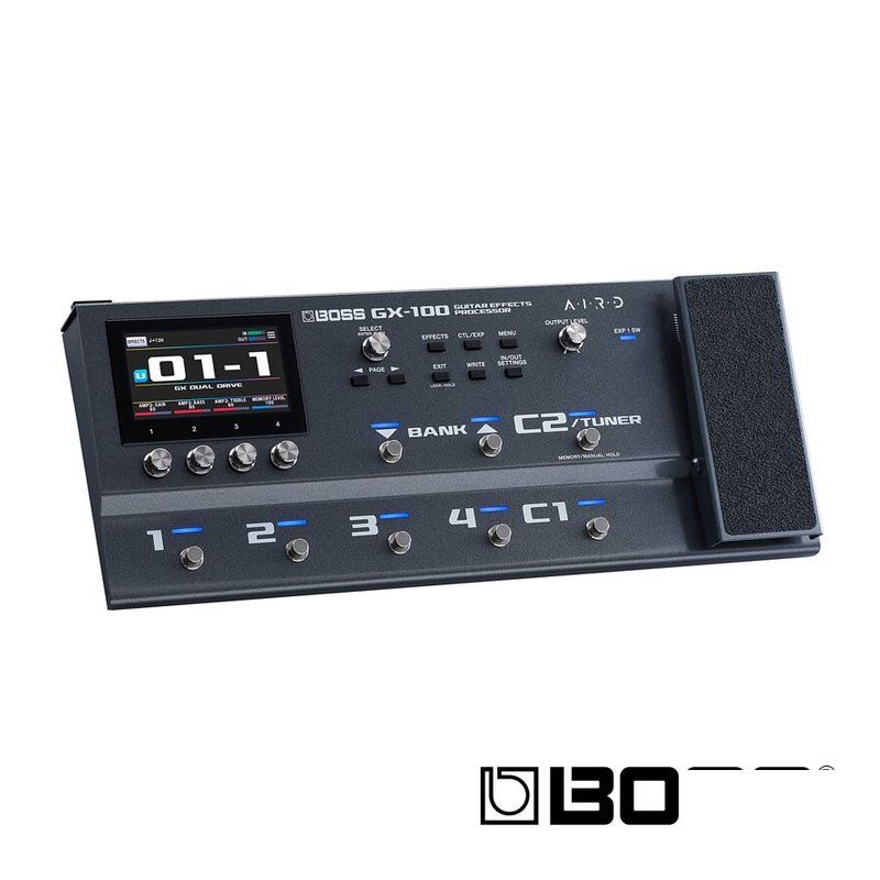 BOSS Boss GX-100 電吉他 Bass 貝斯 酂級/觸控 綜合效果器 — 三峽貝斯