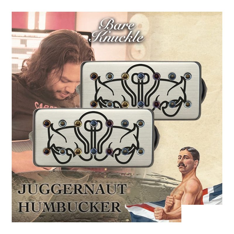 Misha Mansoor 簽名款 Bare Knuckle JUGGERNAUT 七弦 雙線圈 拾音器 — 三峽配件 / 週邊