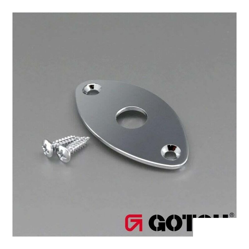 Gotoh JCB-2 Jack Cover 電吉他 導線孔護板 含螺絲 — 三峽吉他 / Bass