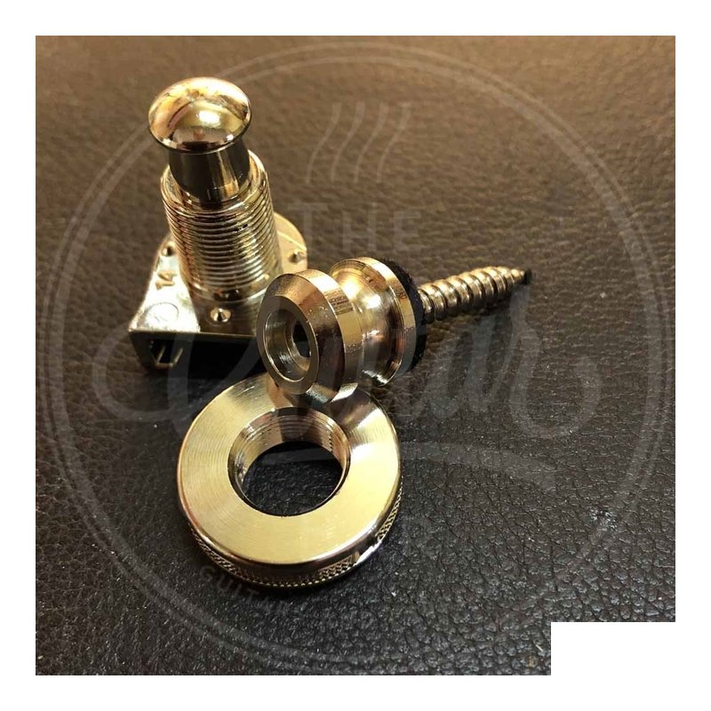Schaller S-LOCKS Chrome ?? 背帶釘？ ??? 安？ ？背帶扣 — 三峽背帶