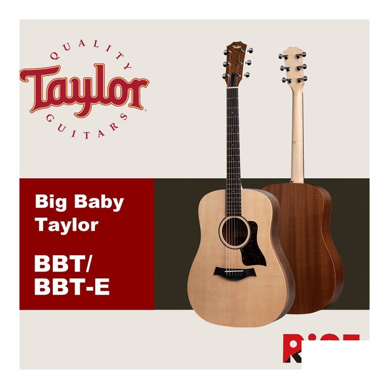 Taylor Big Baby Taylor BBT/BBT-E æ°è¬ 吉他 電木吉他 雲杉木面單 EQ — 三峽吉他 / Bass