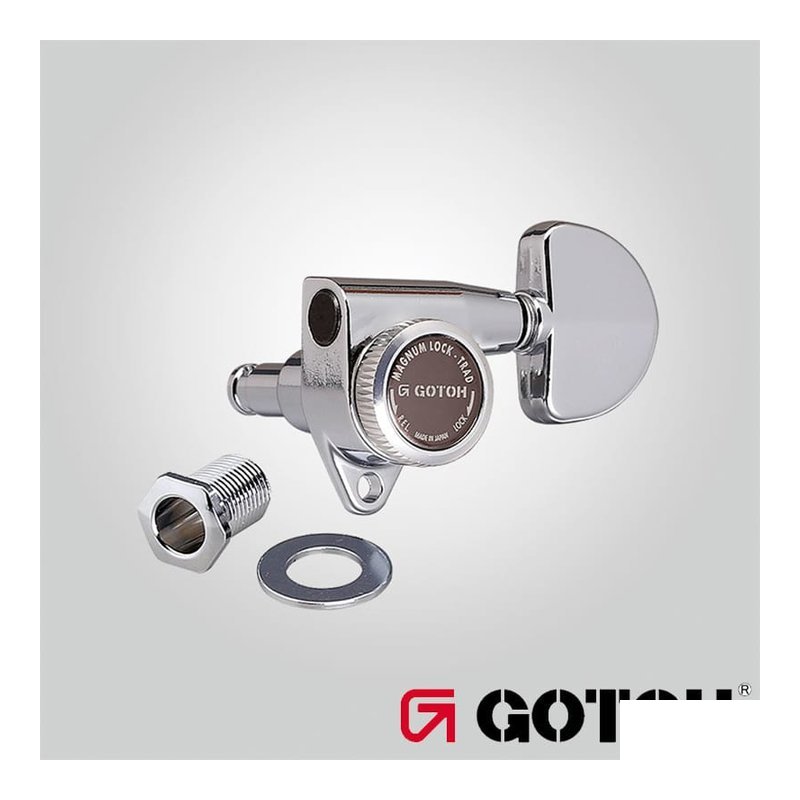 Gotoh SG301 MG-T 20 C 左3右3 鎖定式弦鈕 — 三峽配件 / 週邊