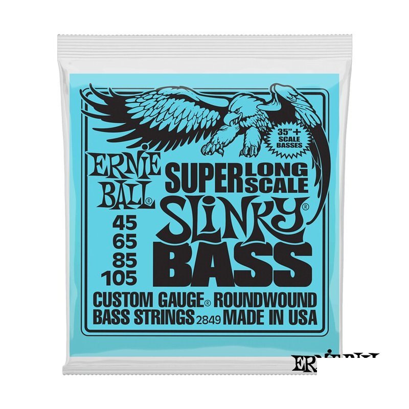 Ernie Ball Ernie Ball P02849 SL (45-105) 鎳纏繞 電貝斯 弦 — 三峽貝斯