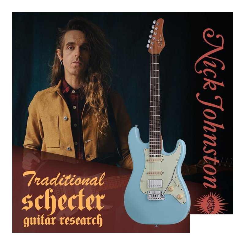 簽名款 Schecter Nick Johnston Traditional SSH AF 電吉他 — 三峽吉他 / Bass