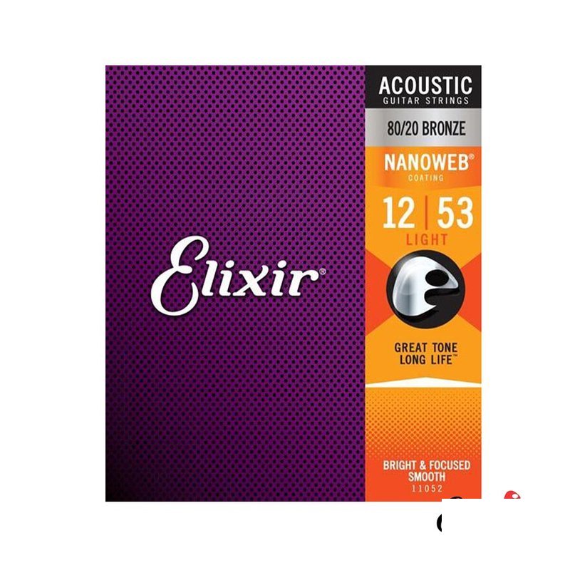 Elixir ELIXIR 10-47 12弦 木吉他弦 NANOWEB 奈米？ 覆塗層 黃é 11152 — 三峽木吉他 / 民謠吉他