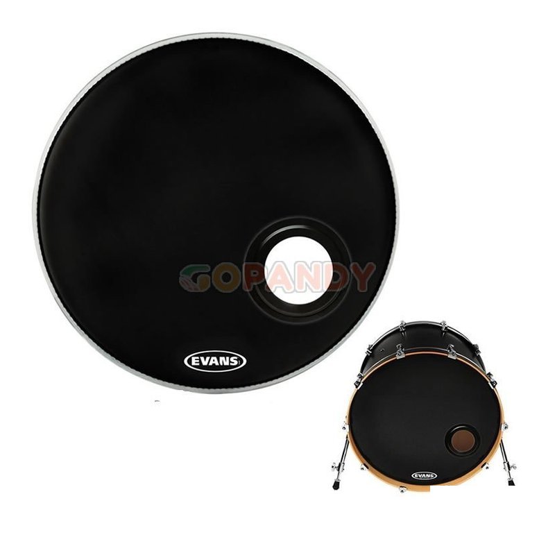 EVANS BD22EMAD2 22吋 單層 大鼓/集音圈 透明鼓皮 — 三峽鼓皮