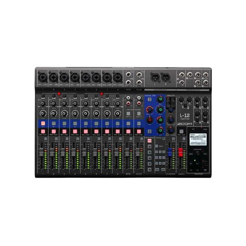 Zoom Zoom / Livetrak L-12 12軌數位混音機/USB錄音介面(iOS可用) — 三峽錄音 / 音響