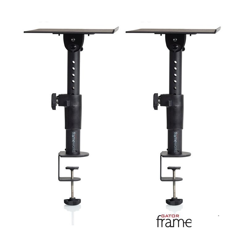 Gator Frameworks GFW-SPKSTMNDSKCMP 夾桌式/監聽喇叭架/音響架 — 三峽錄音 / 音響
