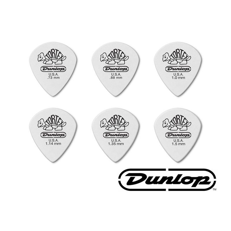 Dunlop Dunlop tortex Jazz III 478R Pick 6種尺寸 匹克 單片 小烏龜 — 三峽Pick