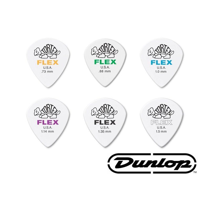 Dunlop Dunlop tortex FLEX™468R Pick 6種尺寸 匹克 單片 — 三峽Pick