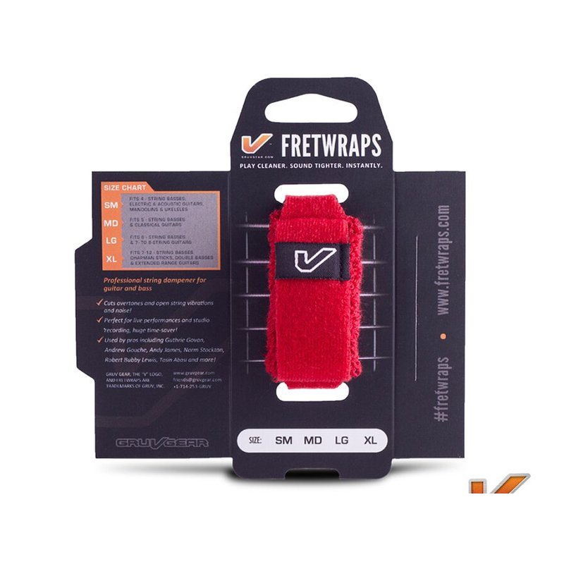 Gruv Gear FretWraps 悶音束帶 Red ç´ — 三峽配件 / 週邊