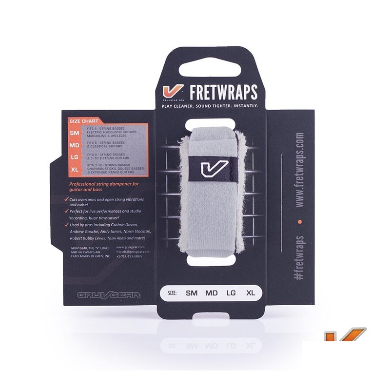 Gruv Gear FretWraps 悶音束帶 White 白 — 三峽配件 / 週邊