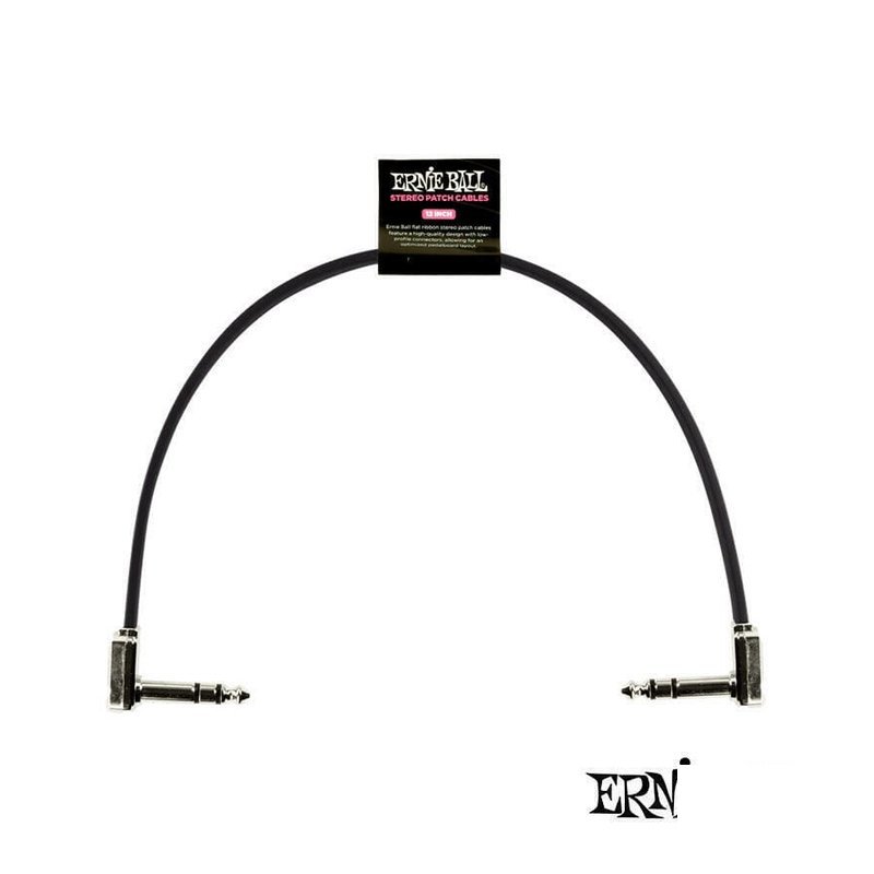 Ernie Ball Ernie Ball Stereo Patch Cable 30.48公分 雙聲道 TRS 短導線 — 三峽導線