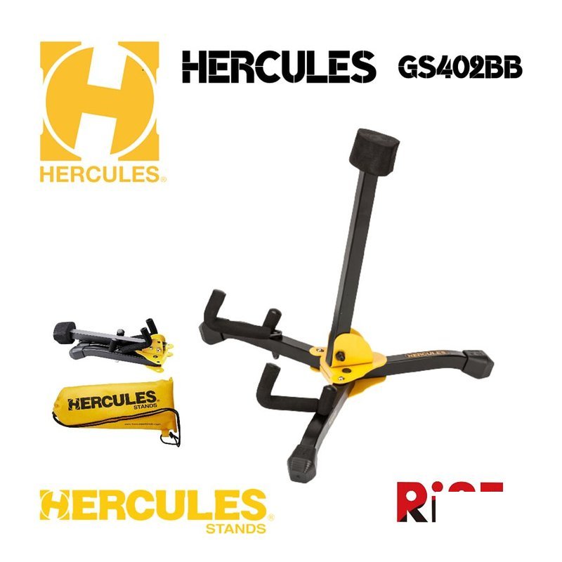 Hercules æµ·å åæ¯ GS402BB 吉他架 Hercules 海克力斯 GS402BB 吉他架 / 可攜式 電吉他 貝斯 吉他立架 — 三峽貝斯