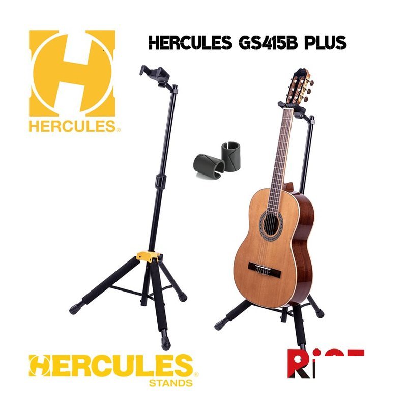 Hercules 海克力斯 GS415B PLUS 吉他立架 可調節高度 吉他架 琴酸可折疊 — 三峽吉他 / Bass