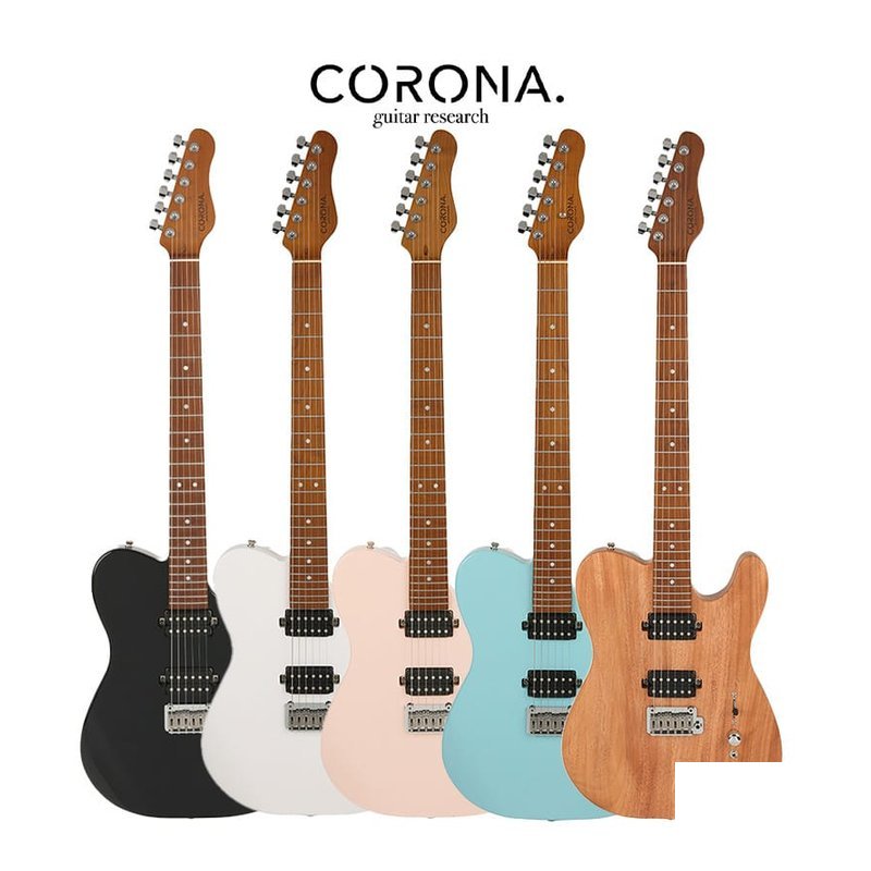 Corona Corona Modern Plus T24 烤楓琴酸.指板 電吉他 原å» 琴袋 — 三峽木吉他 / 民謠吉他