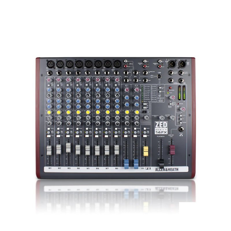 Allen & Heath Allen & Heath / ZED60-14FX 10軌 USB類比混音機(價格另洽) — 三峽音響 / 音箱