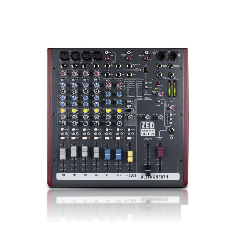 Allen & Heath Allen & Heath / ZED60-10FX 10軌 USB類比混音機(價格另洽) — 三峽音響 / 音箱