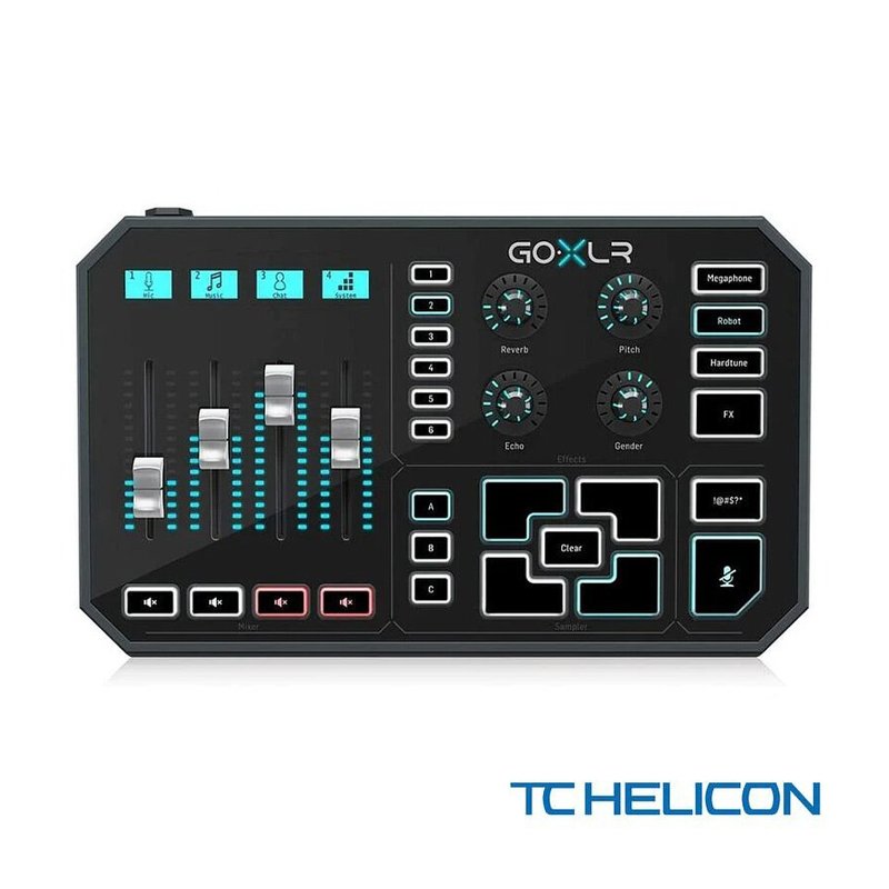 TC Helicon GO XLR 直播/電競/混音人聲效果器 介面 — 三峽效果器