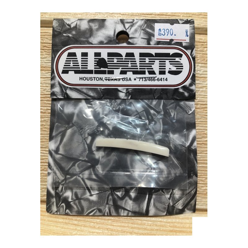 ALLPARTS STRAT電吉他適用 牛骨上弦枕 BONE Nut 42.9x3.17x5.6mm — 三峽電吉他