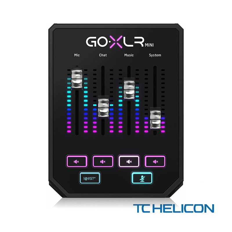 TC Helicon GO XLR Mini 直播電競混音人聲效果器 — 三峽效果器