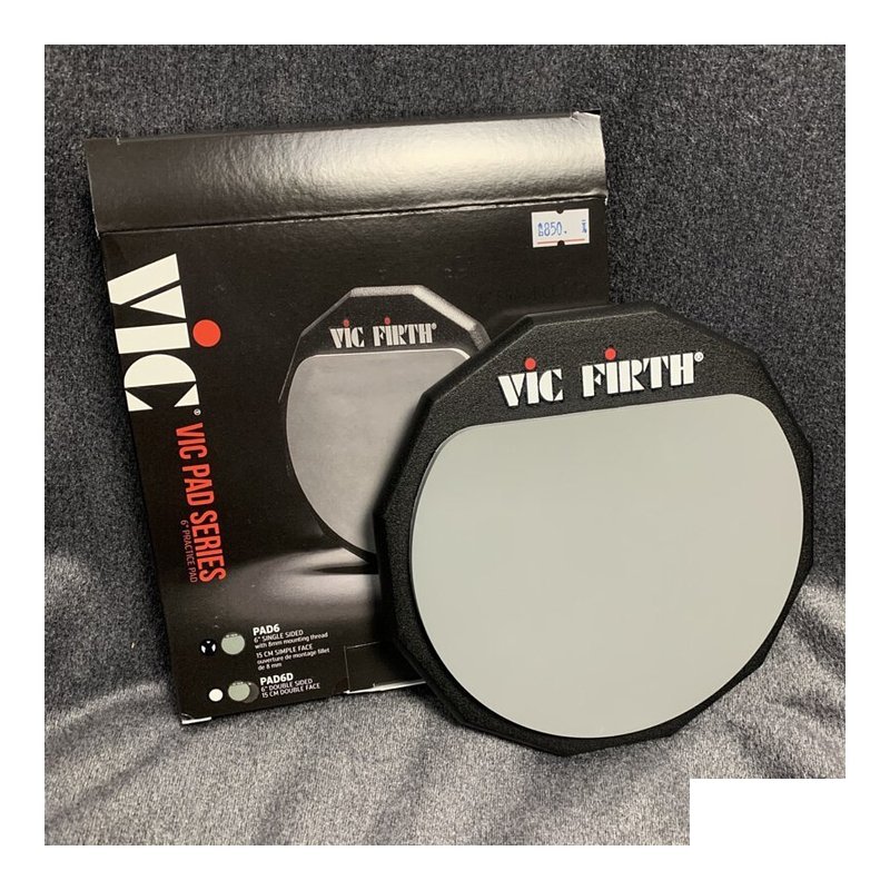 Vic Firth Pad 6 專業單面 六吋 彈性？ 面 打點板 {架子需另購} — 三峽配件 / 週邊