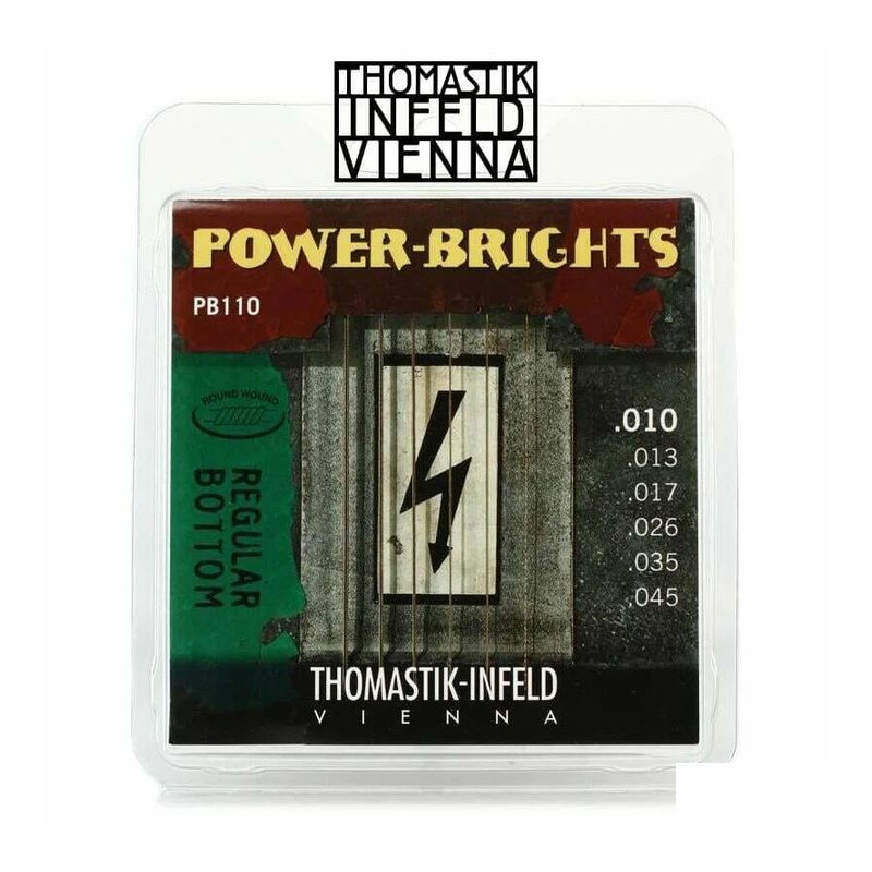 奧地利 Thomastik-Infeld Power-Brights PB110 10-45 電吉他弦 — 三峽電吉他