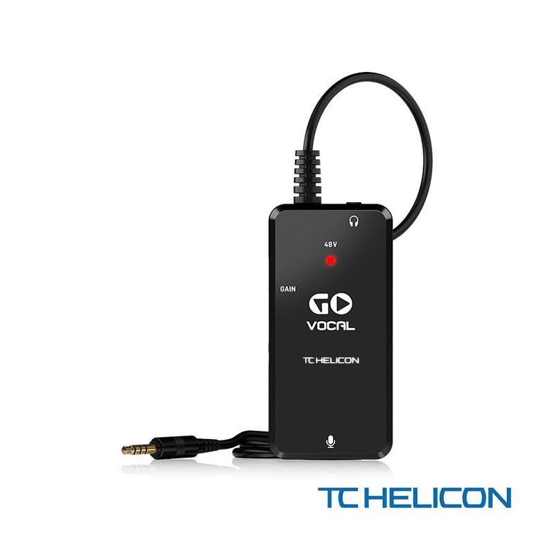 TC Helicon go vocal 麥克風前極 手機 iPad隨插隨用 錄音介面 — 三峽錄音 / 音響