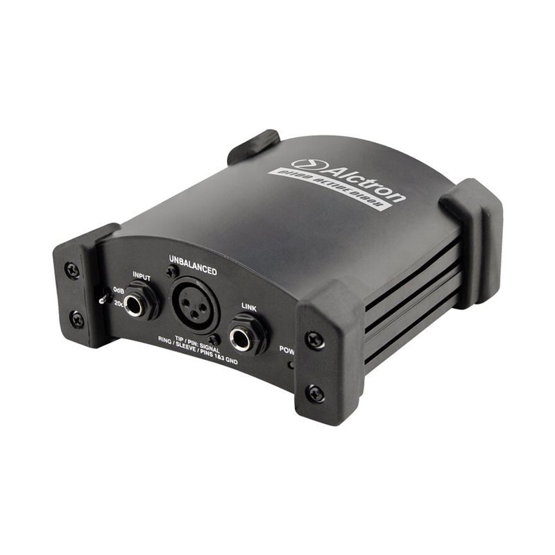 Alctron Alctron 愛克創 DI100 主動式 阻抗轉換器 D.I BOX 9V 48V 雙供電模式 — 三峽音響 / 音箱