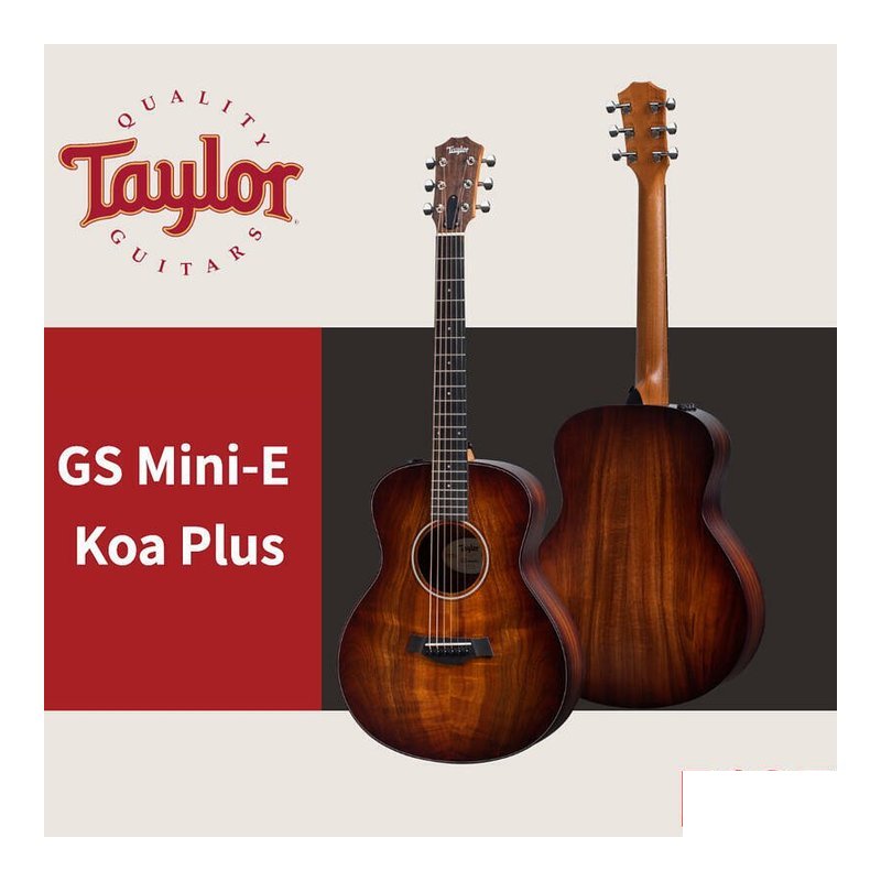 Taylor GS Mini E Koa Plus 電民？ 木吉他 — 三峽吉他 / Bass