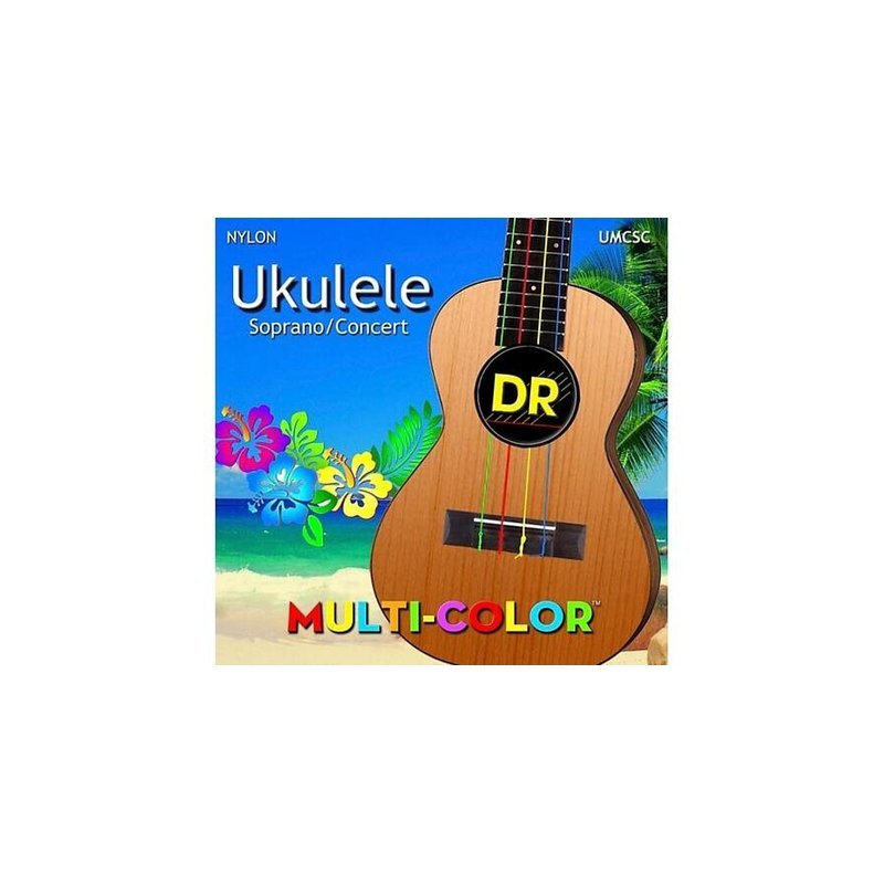 DR DR Soprano UMCSC 彩色 烏克麗麗 弦 Ukulele弦 — 三峽烏克麗麗