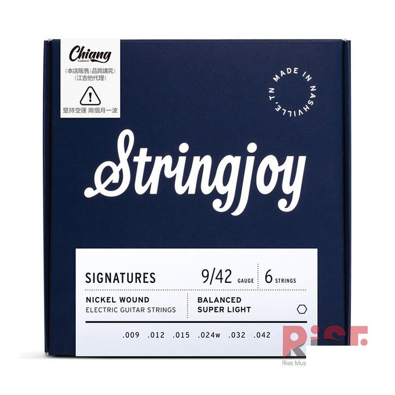 美國 手工品牌 Stringjoy 09-42 鎳纏繞 電吉他弦 — 三峽吉他 / Bass