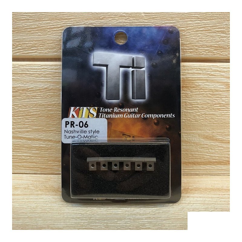 日本製 KTS PR-06 鈦合金 電吉他 Les Paul 型琴枕 琴橋 1組6入 — 三峽電吉他