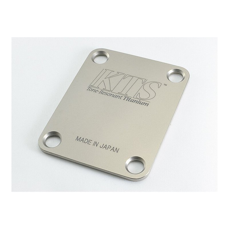 日本製 KTS TI-NP 鈦合金 Neck Plate 電吉他 貝斯 四點式接合片 — 三峽貝斯