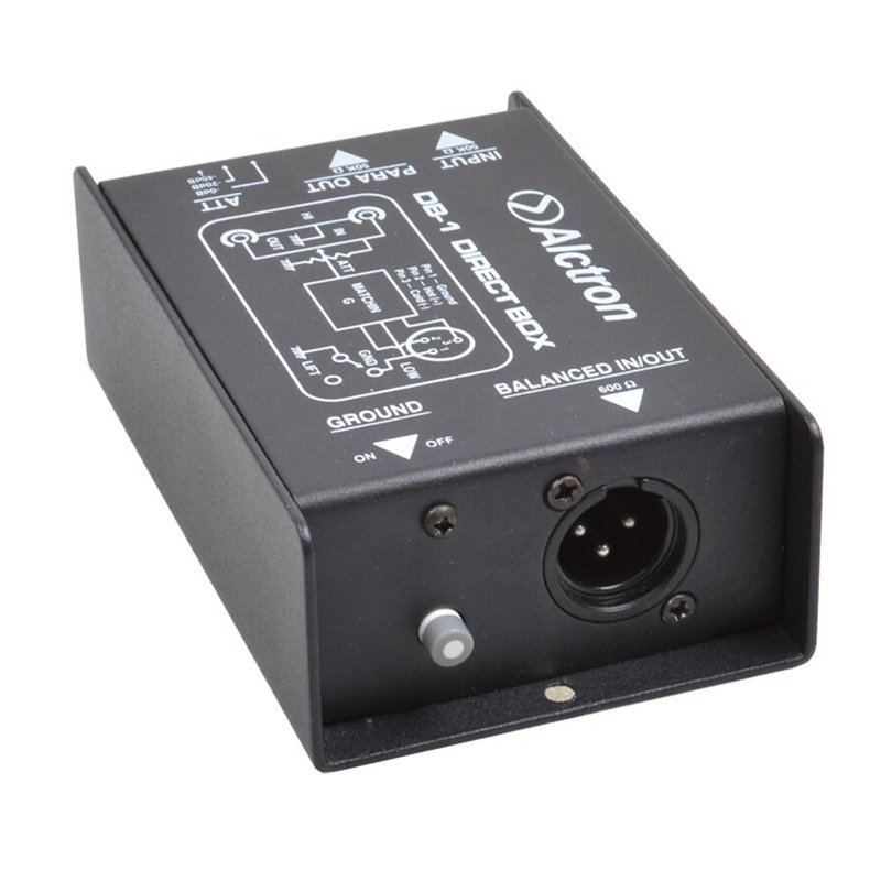 愛克創 Alctron DB-1 單聲道 被動式 DI BOX 平衡訊號轉換器 公司貨 — 三峽音響 / 音箱