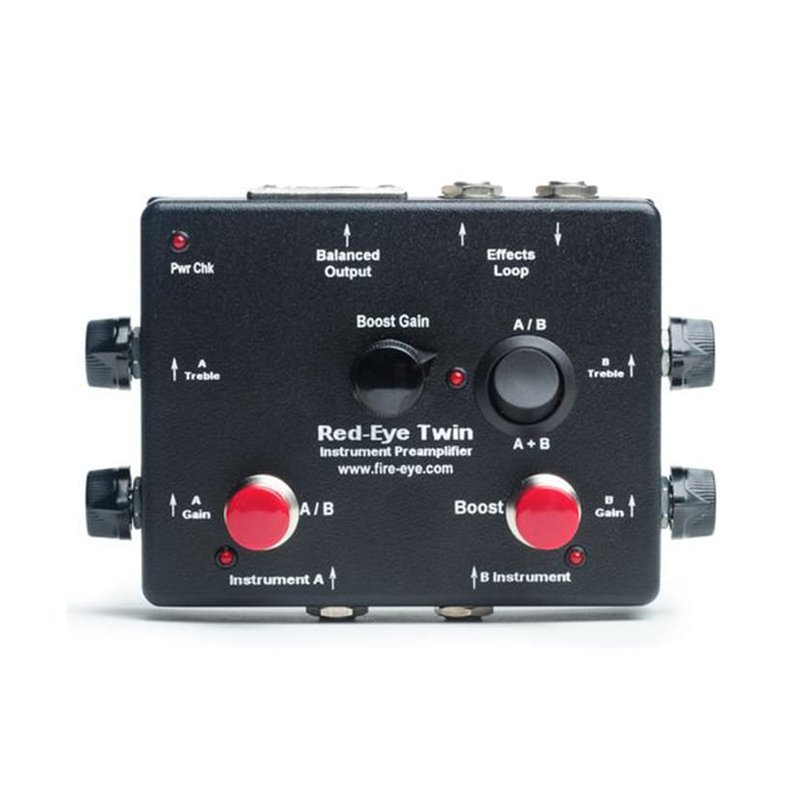Fire-Eye/Red Eye TWIN 美國 專業 手工雙軌 前級 效果器 — 三峽效果器